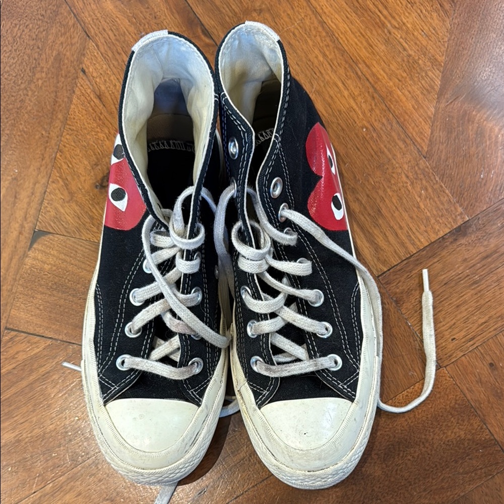 Commes des Garçons x Converse women’s High-Top Sneakers - Black
